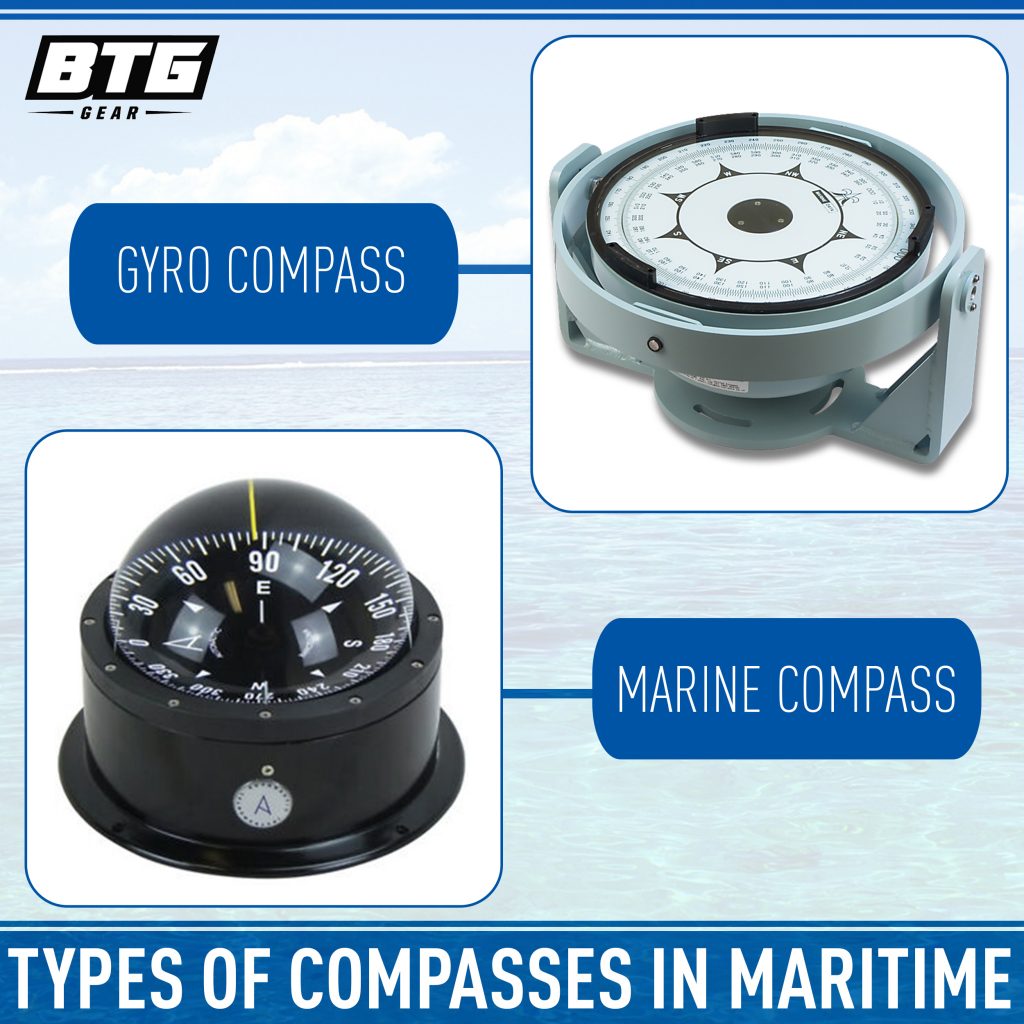 types of compass in navigation